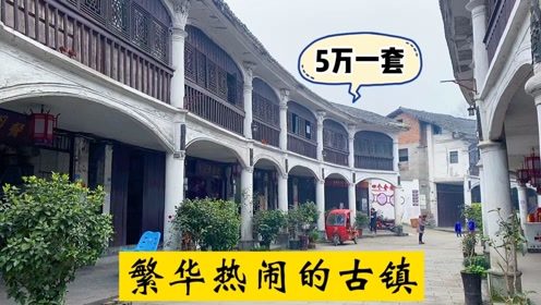 繁华热闹的古镇,房子竟然白菜价,最低5万一套,看了你会买吗