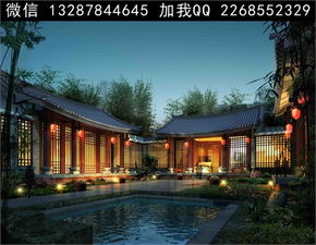 中式风格庭院院子设计案例效果图
