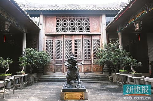 广州南沙区百年祠堂 活 起来 带火黄阁古街