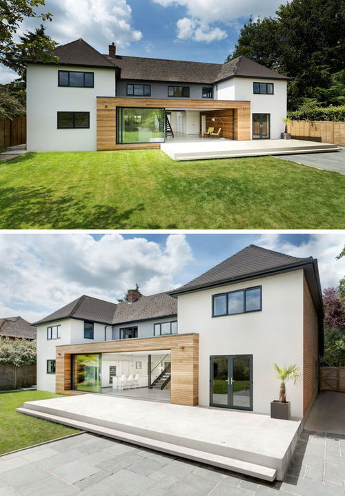 14个英国住宅的现代扩建实例