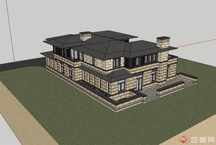 新古典风格独栋别墅 古今交融的住宅建筑设计